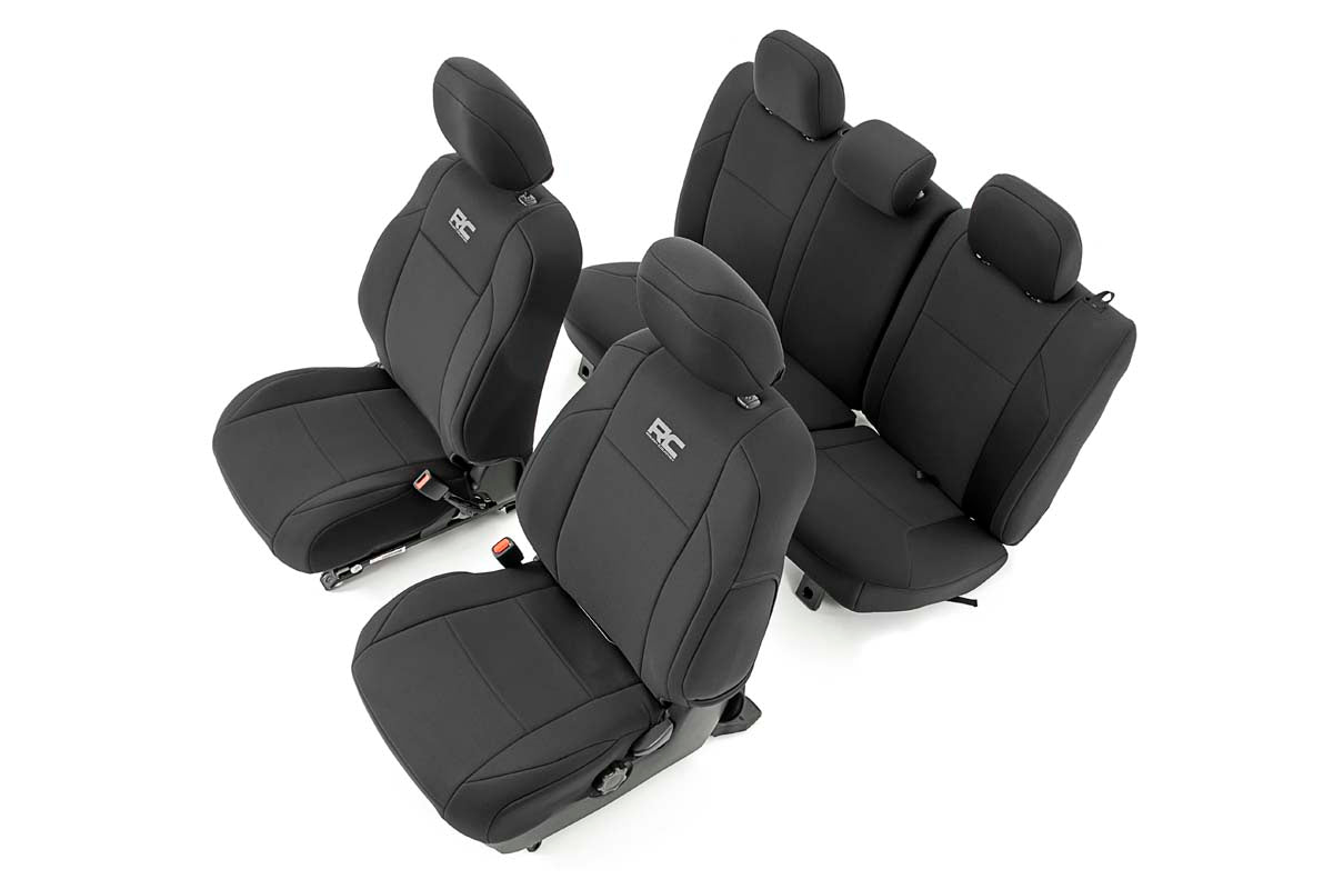 Seat Covers | FR & RR | Double Cab | Toyota Tacoma 2WD/4WD (16-23) - Off Road Canada