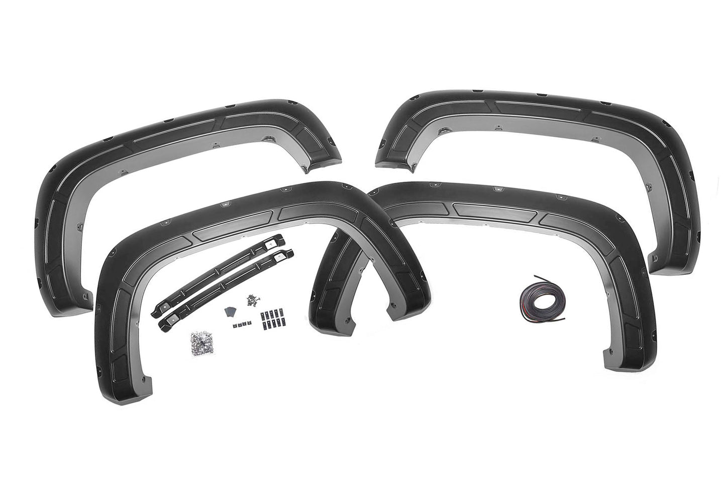 Defender Pocket Fender Flares | GBA Black | Chevy Silverado 2500 HD/3500 HD (20-23) - Off Road Canada