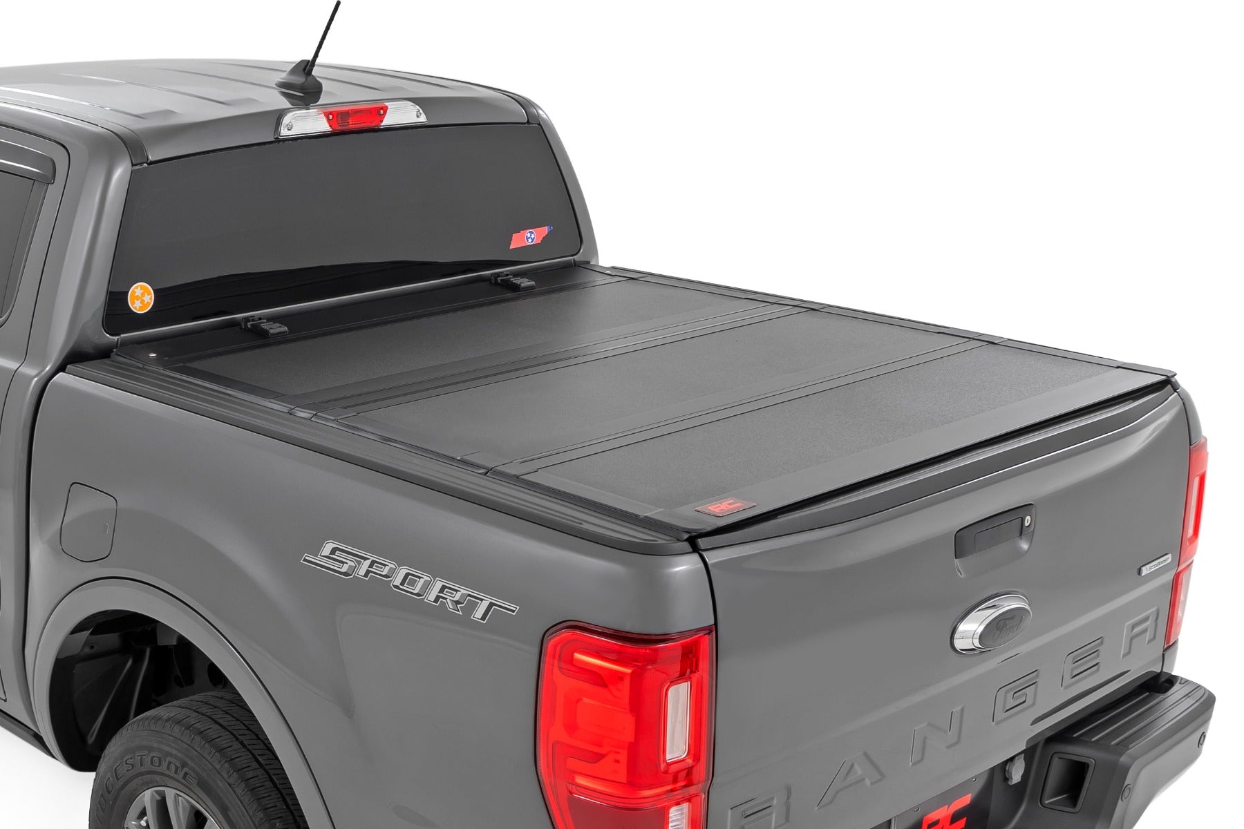 Hard Tri-Fold Flip Up Bed Cover | 6' Bed | Ford Ranger 2WD/4WD (19-23) - Off Road Canada