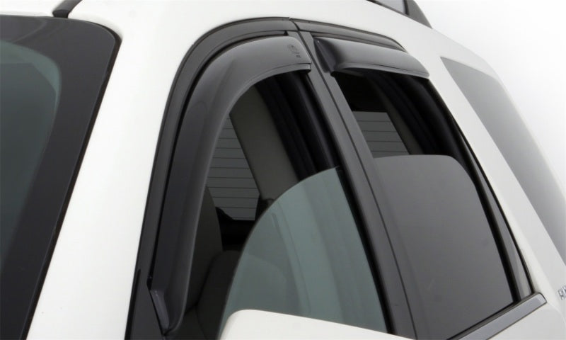 AVS 06-12 Ford Fusion Ventvisor In-Channel Front & Rear Window Deflectors 4pc - Smoke