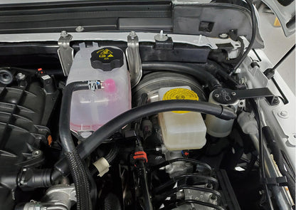 J&L 18-25 Jeep Wrangler JL 3.6L Driver Side Oil Separator 3.0 - Clear Anodized