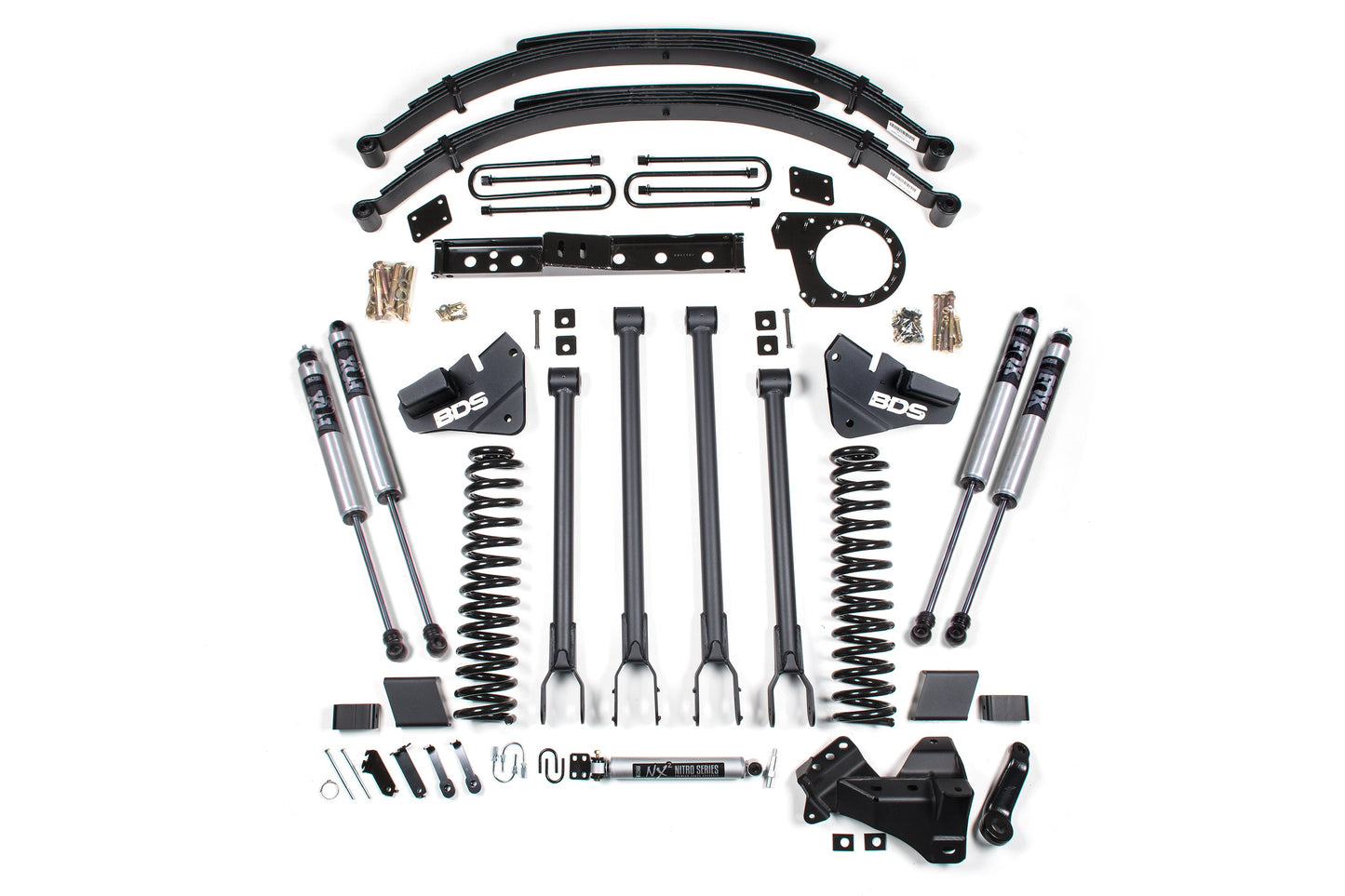 6 Inch Lift Kit | 4-Link Conversion | Ford F250/F350 Super Duty (17-19) 4WD | Diesel
