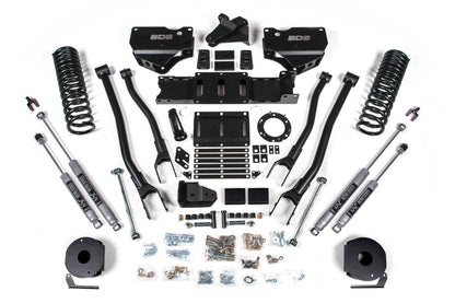 5.5 Inch Lift Kit w/ 4-Link | Ram 2500 w/ Rear Air Ride (19-24) 4WD | Gas