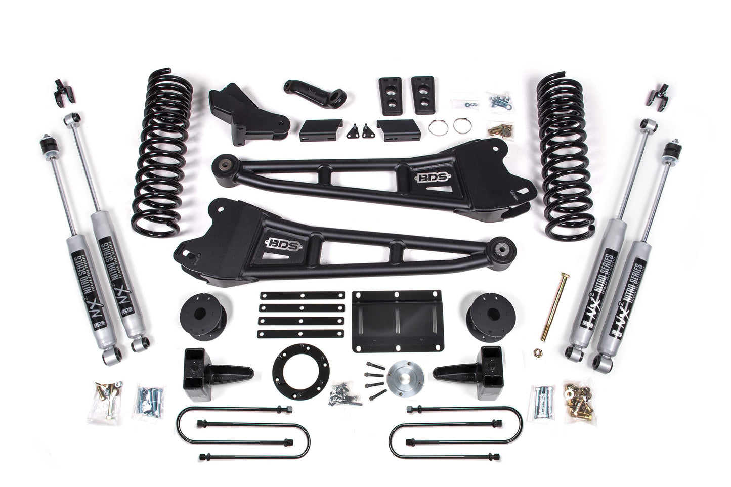 5.5 Inch Lift Kit w/ Radius Arm | Ram 3500 w/ Rear Air Ride (13-18) 4WD | Gas