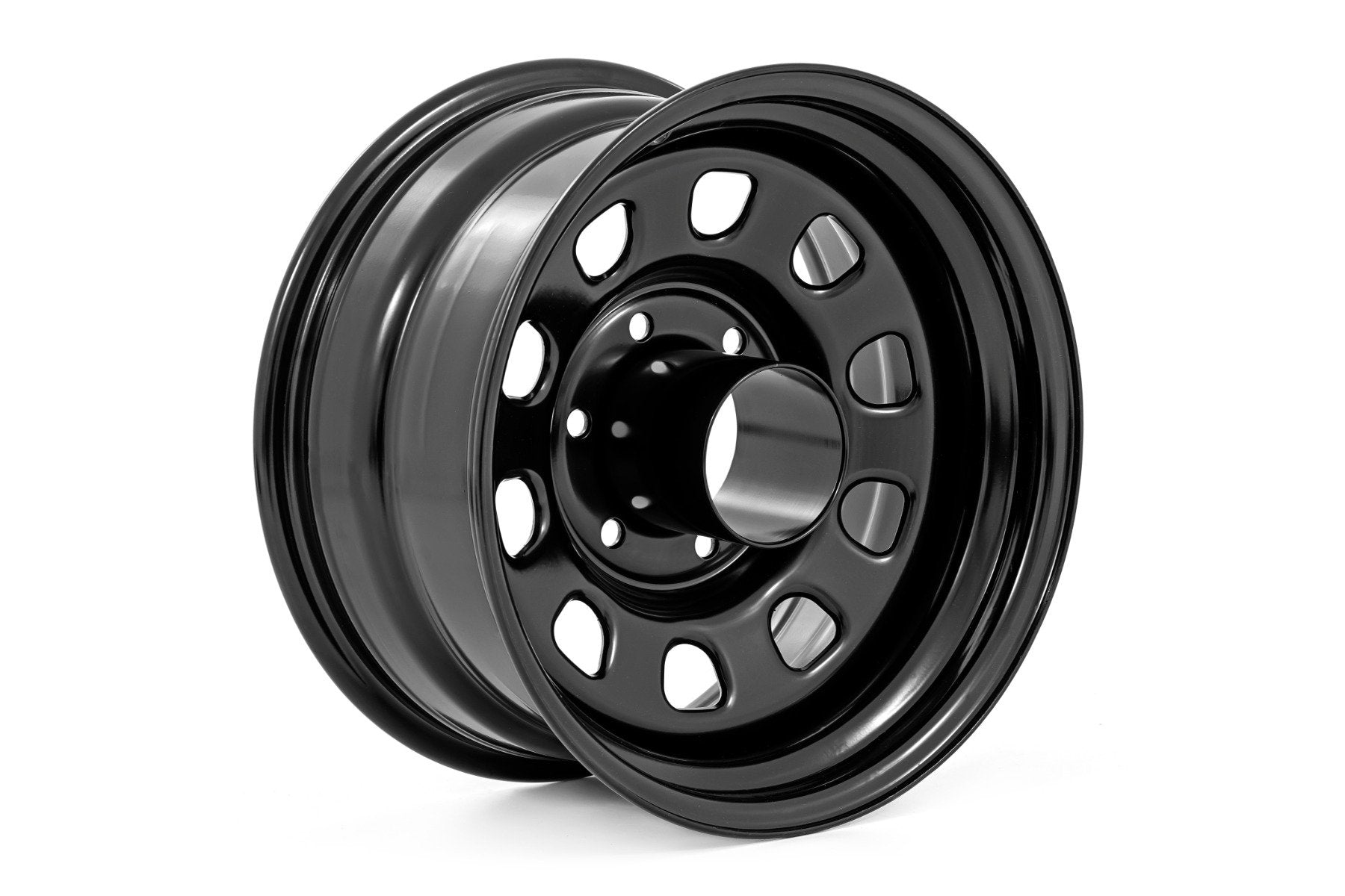 Steel Wheel | Black | 16x8 | 5x5 | 3.30 Bore | -12 - Off Road Canada