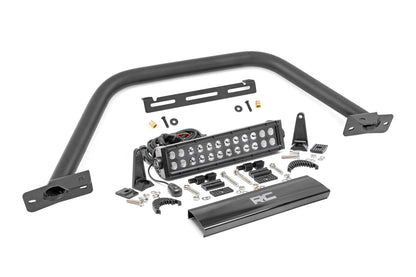 Safari Bar | 12" LED Light Bar | Black | Dual Row | OE Modular Steel | Ford Bronco (21-23) - Off Road Canada