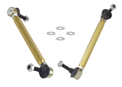 Whiteline 02-06 Mini Cooper S Front Swaybar link kit-Adjustable ball end links