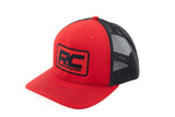 Rough Country Hat | Black Mesh | Rough Country Patch | Black/Red - Richardson 112 - Off Road Canada