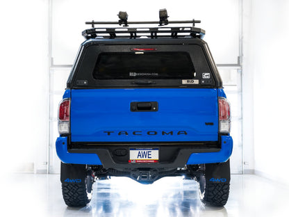 AWE Tuning 2016-2022 Toyota Tacoma 0FG Exhaust with BashGuard - No Tips