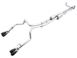 AWE Tuning 4th Gen GM 1500 6.2L 0FG Cat-Back Split Rear Exit (w/ Bumper Cutouts) - Quad Diamond Tips