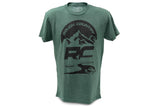 Rough Country T-Shirt | RC Mountains | Forest Green | LG - Off Road Canada