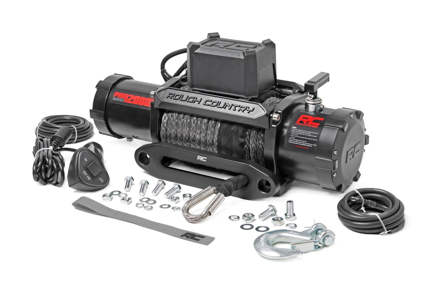 12000-Lb Pro Series Winch | Synthetic Rope - Off Road Canada