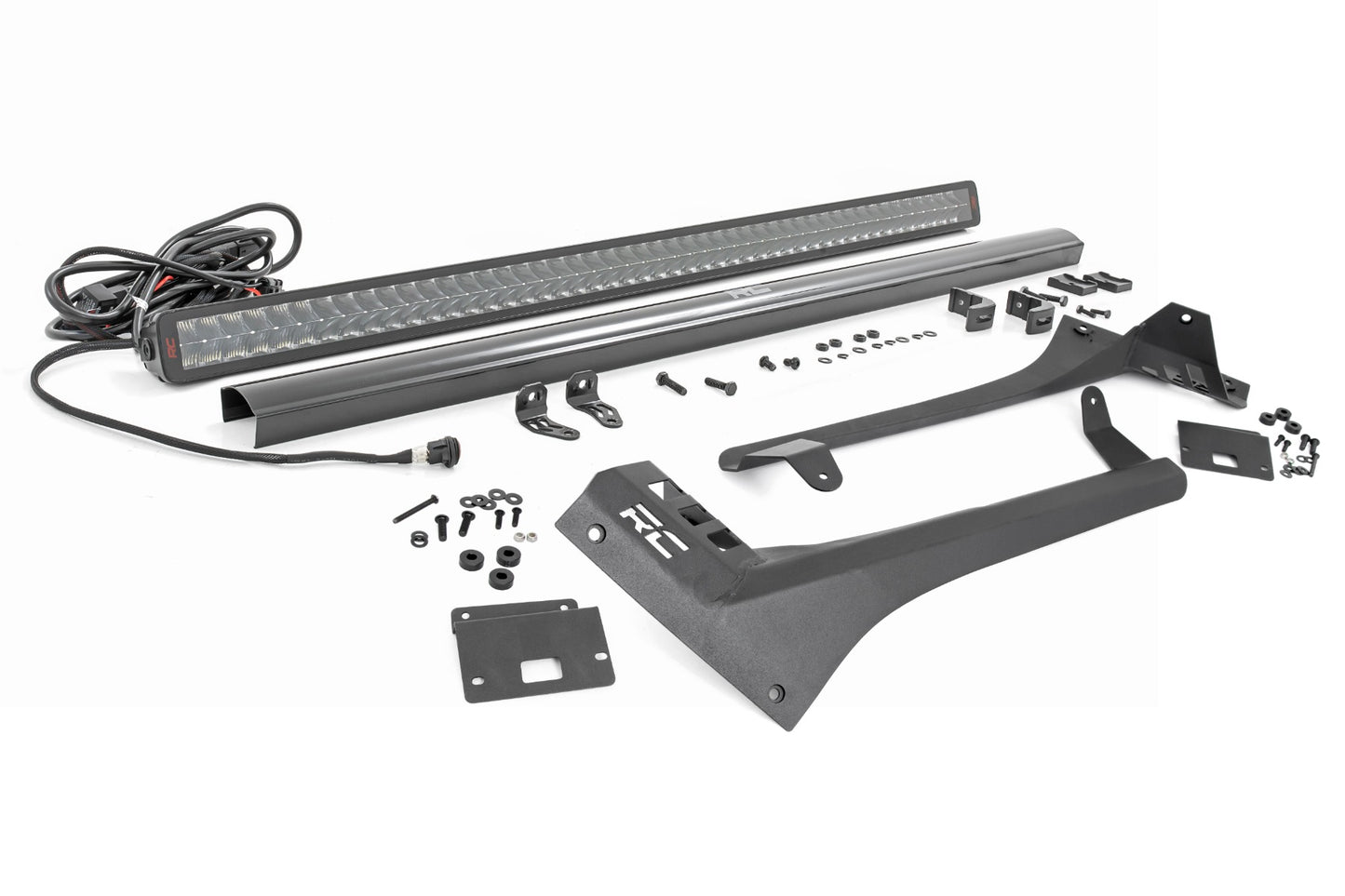 JEEP JL/JT 50IN LED UPPER WINDSHIELD MOUNT W/ 50IN DUAL ROW Spectrum SERIES - Off Road Canada