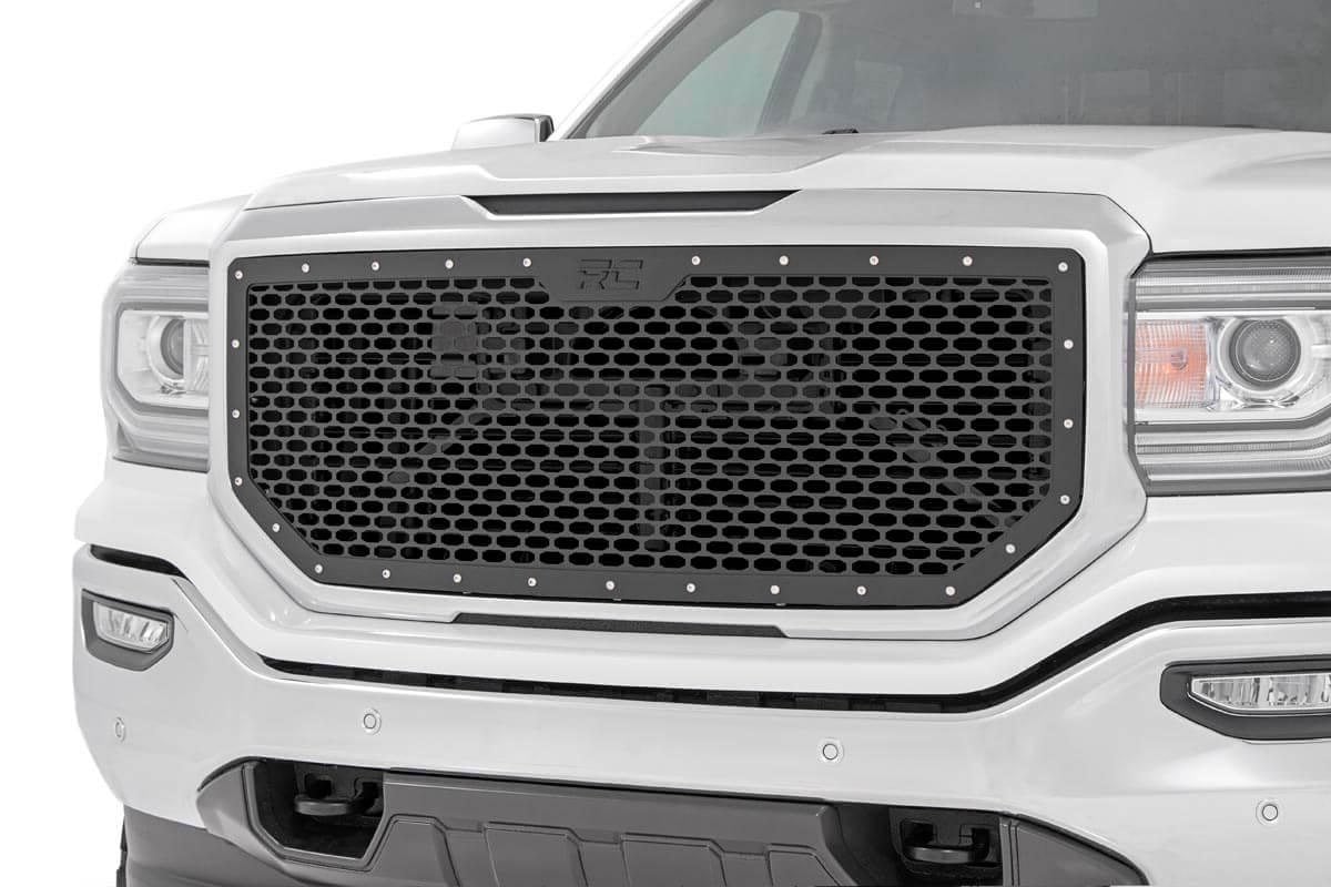 Mesh Grille | GMC Sierra 1500 2WD/4WD (2016-2018) - Off Road Canada