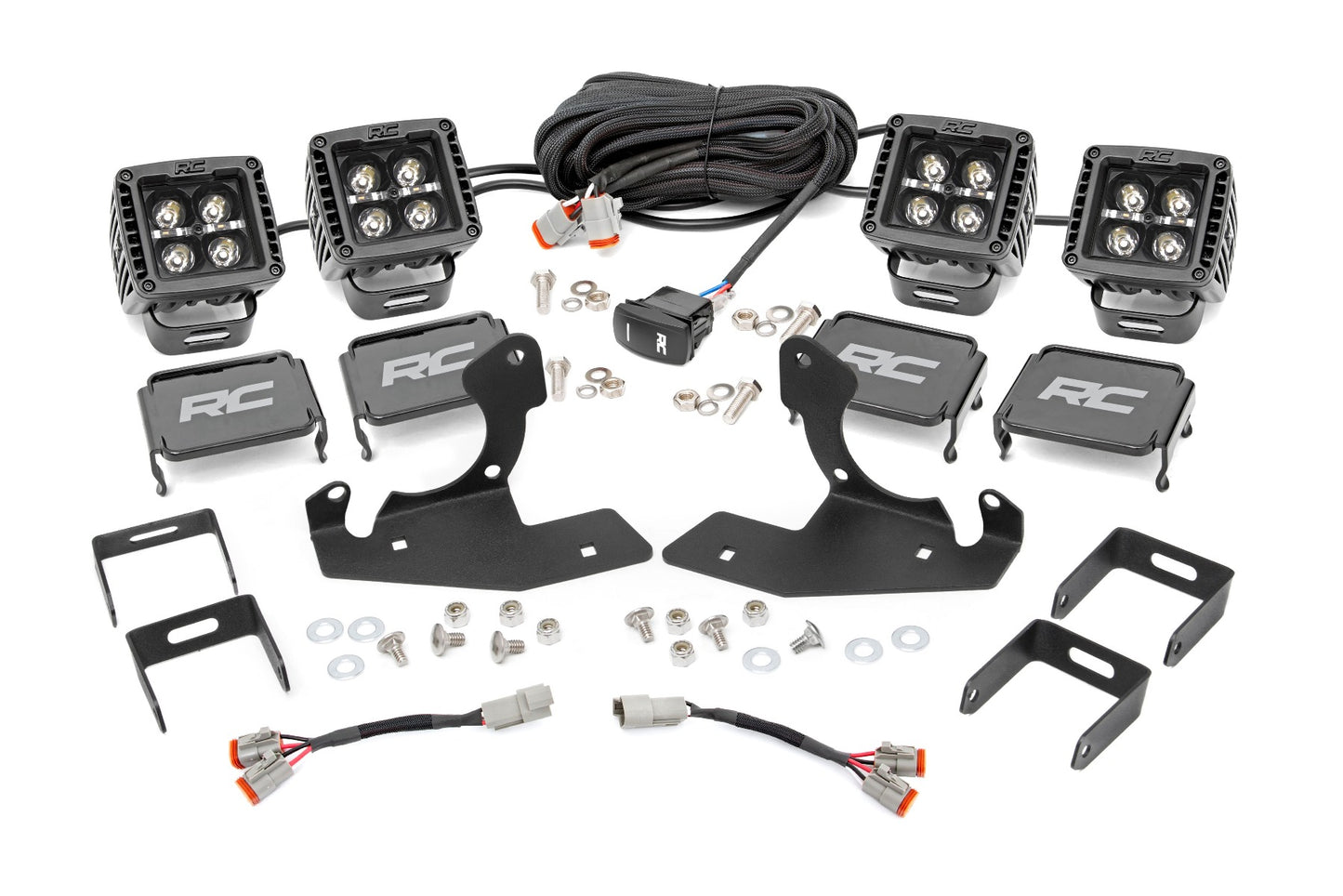 Chevrolet LED Fog Light Kit | Black Series w/ Amber DRL (11-14 Silverado HD) - Off Road Canada