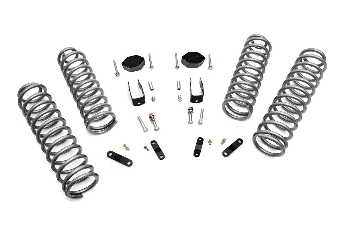 2.5 Inch Lift Kit | Coils | No Shocks | Jeep Wrangler JK 4WD (07-18)