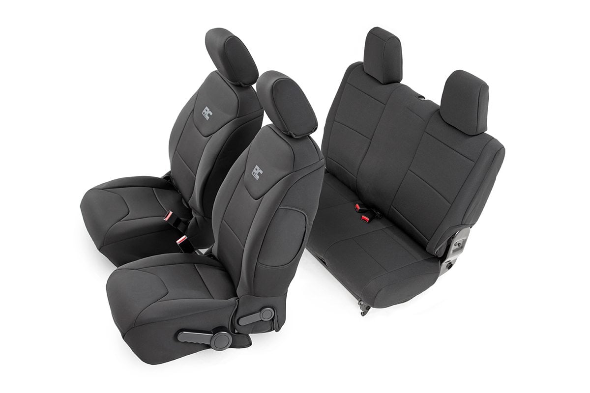 Seat Covers | Front and Rear | 2-Door | Jeep Wrangler JK 4WD (13-18) - Off Road Canada