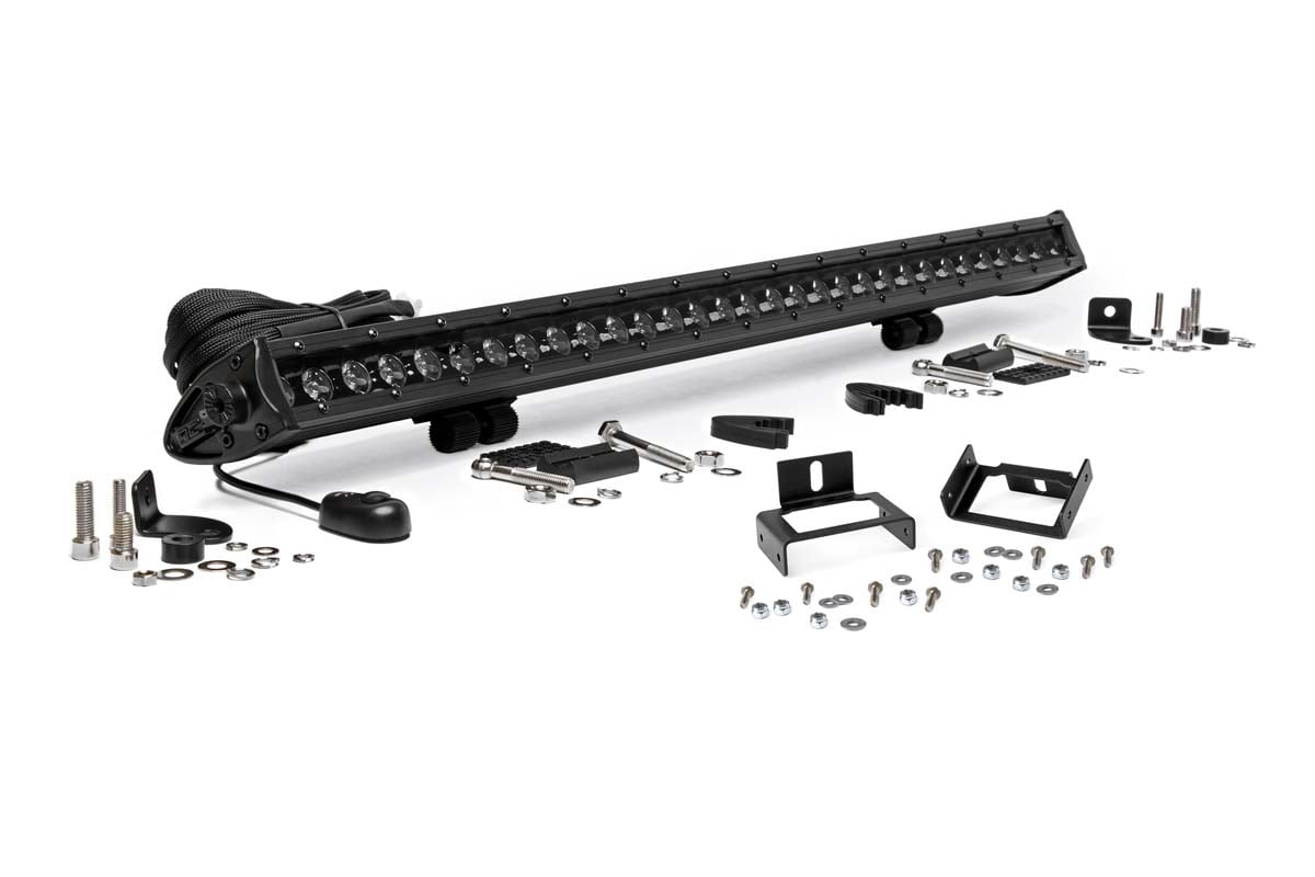 LED Light Kit | Grill Mount | 30" Black Single Row | Ford F-250/F-350 Super Duty (11-16) - Off Road Canada