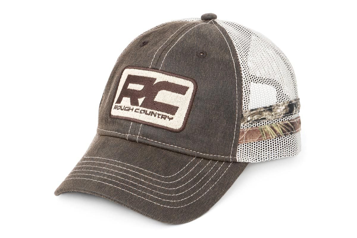 Rough Country Hat | Mesh | Rough Country Patch | Brown/Camo - Off Road Canada