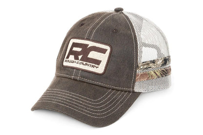 Rough Country Hat | Mesh | Rough Country Patch | Brown/Camo - Off Road Canada