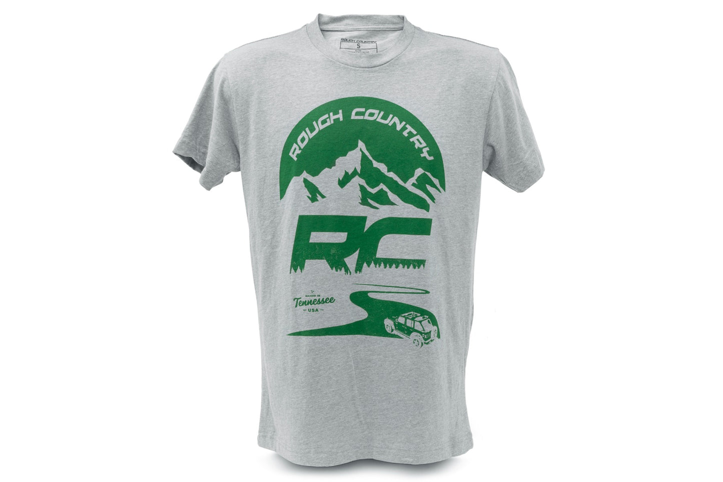 Rough Country T-Shirt | RC Mountains | Gray | XL - Off Road Canada