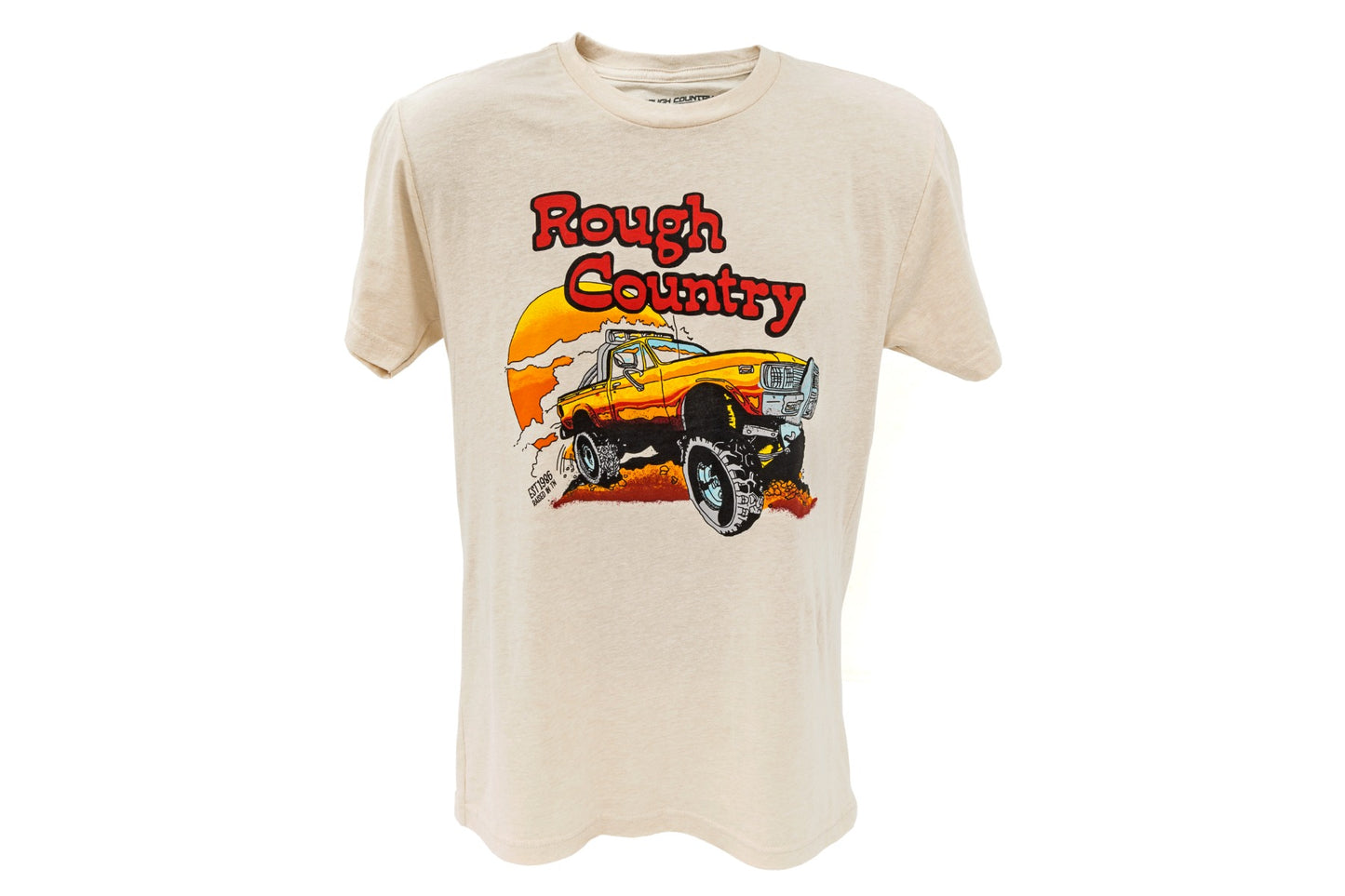 Rough Country T-Shirt | Throwback | Cream | XL - Off Road Canada