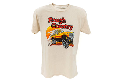 Rough Country T-Shirt | Throwback | Cream | XL - Off Road Canada