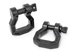 D-Ring | Forged | Pair | Black - Off Road Canada