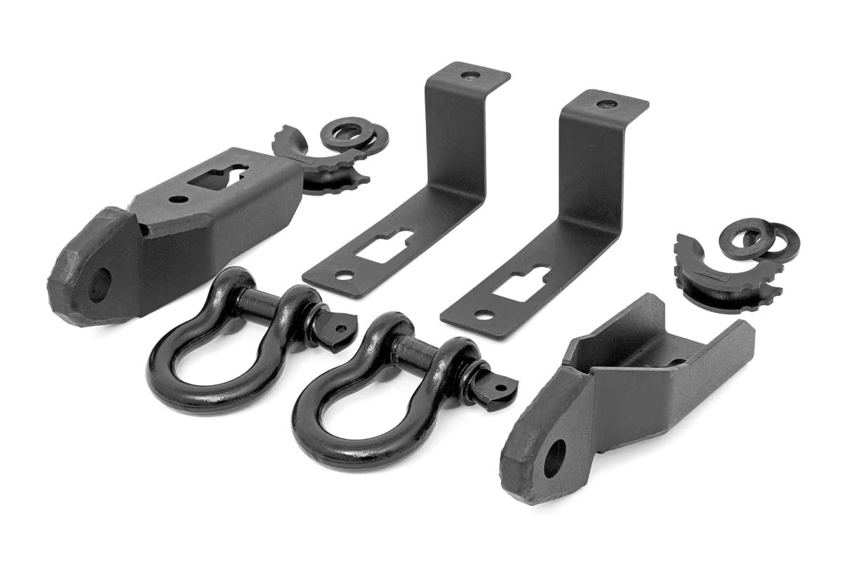 Tow Hook Brackets | D-Ring Combo | Ford Ranger 2WD/4WD (2019-2023) - Off Road Canada