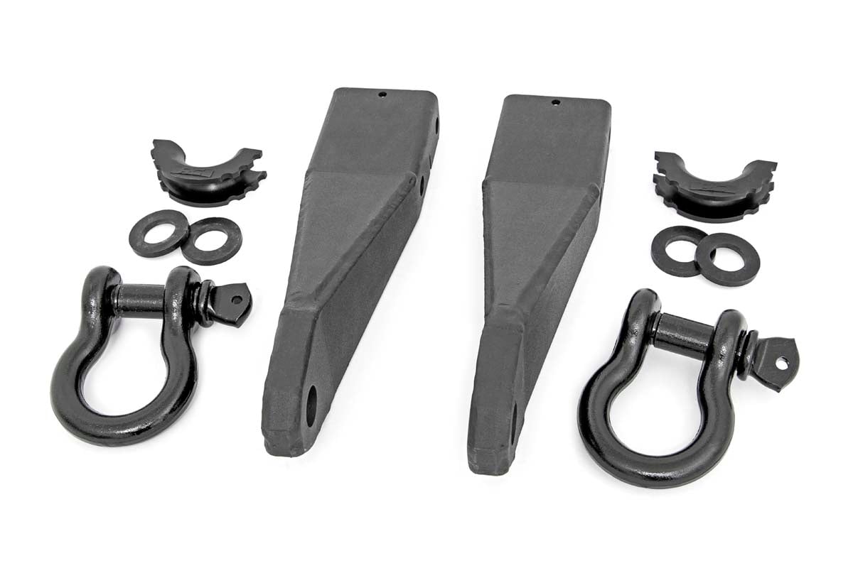 Tow Hook Brackets | D-Ring Combo | GMC Sierra 2500 HD (20-24) - Off Road Canada