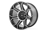 Rough Country 89 Series Wheel | One-Piece | Black Machined Gun Metal | 20x10 | 6x5.5 | -25mm - Off Road Canada