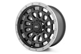 Rough Country 87 Series Wheel | Simulated Beadlock | Black/Machined | 17x8.5 | 6x5.5 | +0mm - Off Road Canada