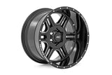 Rough Country 92 Series Wheel | Machined One-Piece | Gloss Black | 18x9 | 5x5.5 | +0mm - Off Road Canada