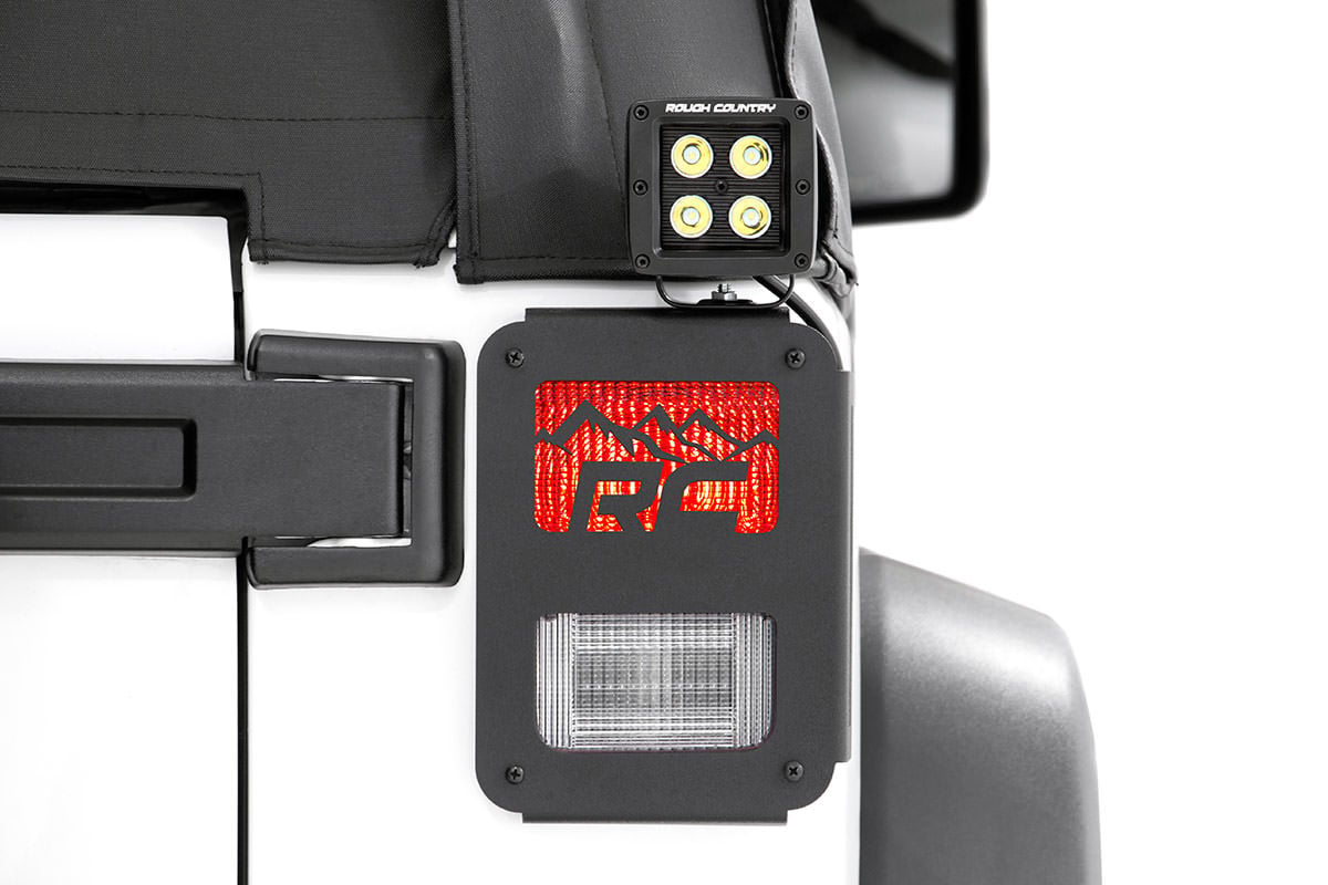 Tail Light Cover | Mountain | Jeep Wrangler JK  (2007-2018)