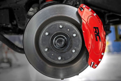 Caliper Covers | Front and Rear | Red | Toyota Tundra (22-23) - Off Road Canada